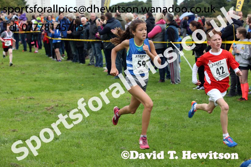 Under-13s Sunderland Harriers Open Cross Country. Photo: David T. Hewitson/Sports for All Pics